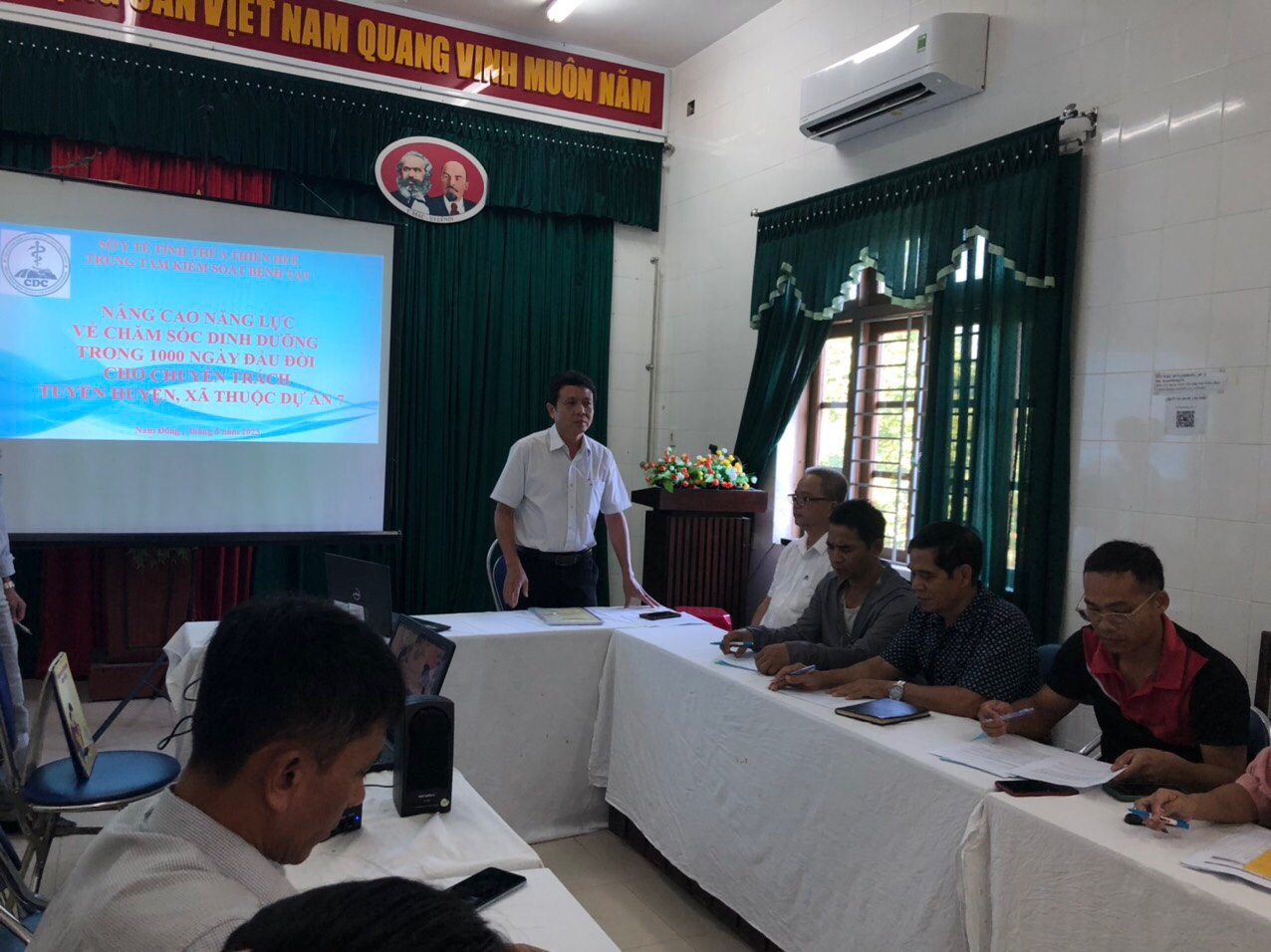 Bs.CKI Nguyễn Văn Quang khai mạc lớp tập huấn