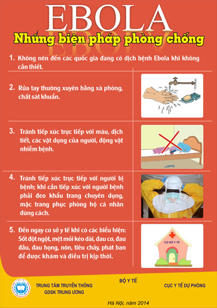 Ebola- Những biện pháp phòng chống
