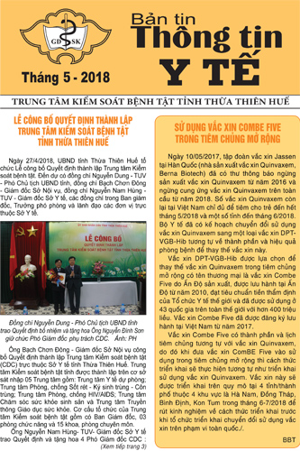 tờ Thông tin y tế tháng 5 năm 2018