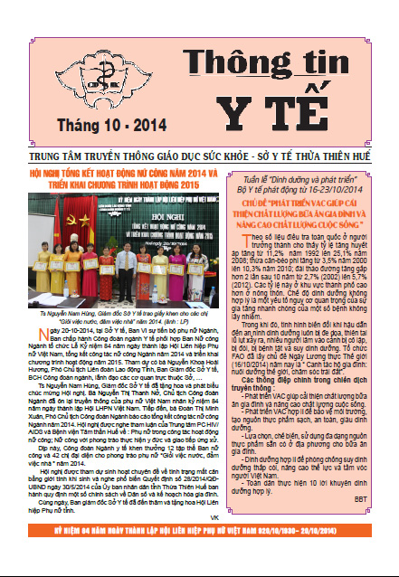 Thông tin y tế tháng 10-2014