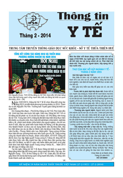 Thông tin Y tế tháng 2-2014
