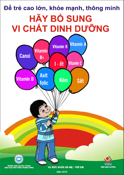 Áp phích dinh dưỡng phụ nữ mang thai và trẻ nhỏ