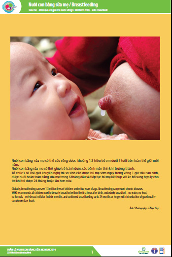 Nuôi con bằng sữa mẹ