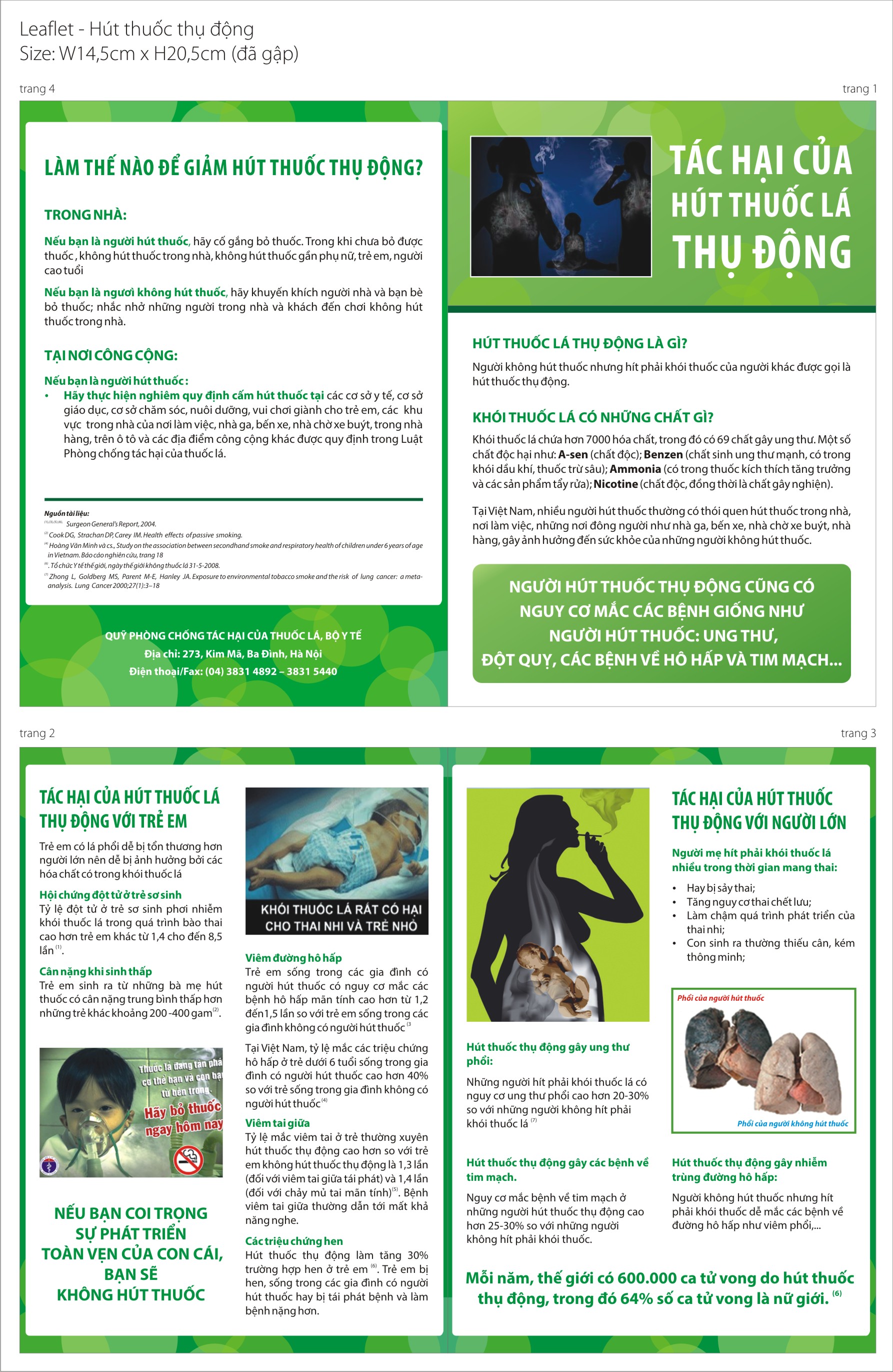 Sách phòng chống tác hại thuốc lá