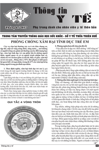 Phụ trang y tế thôn bản tháng 6 năm 2017