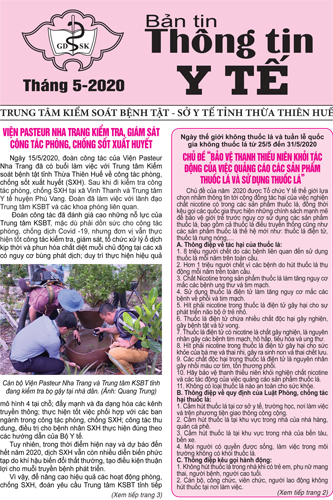 Tờ Thông tin y tế tháng 5 năm 2020