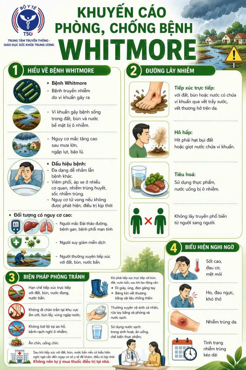Bệnh Whitmore (còn gọi là Melioidosis)