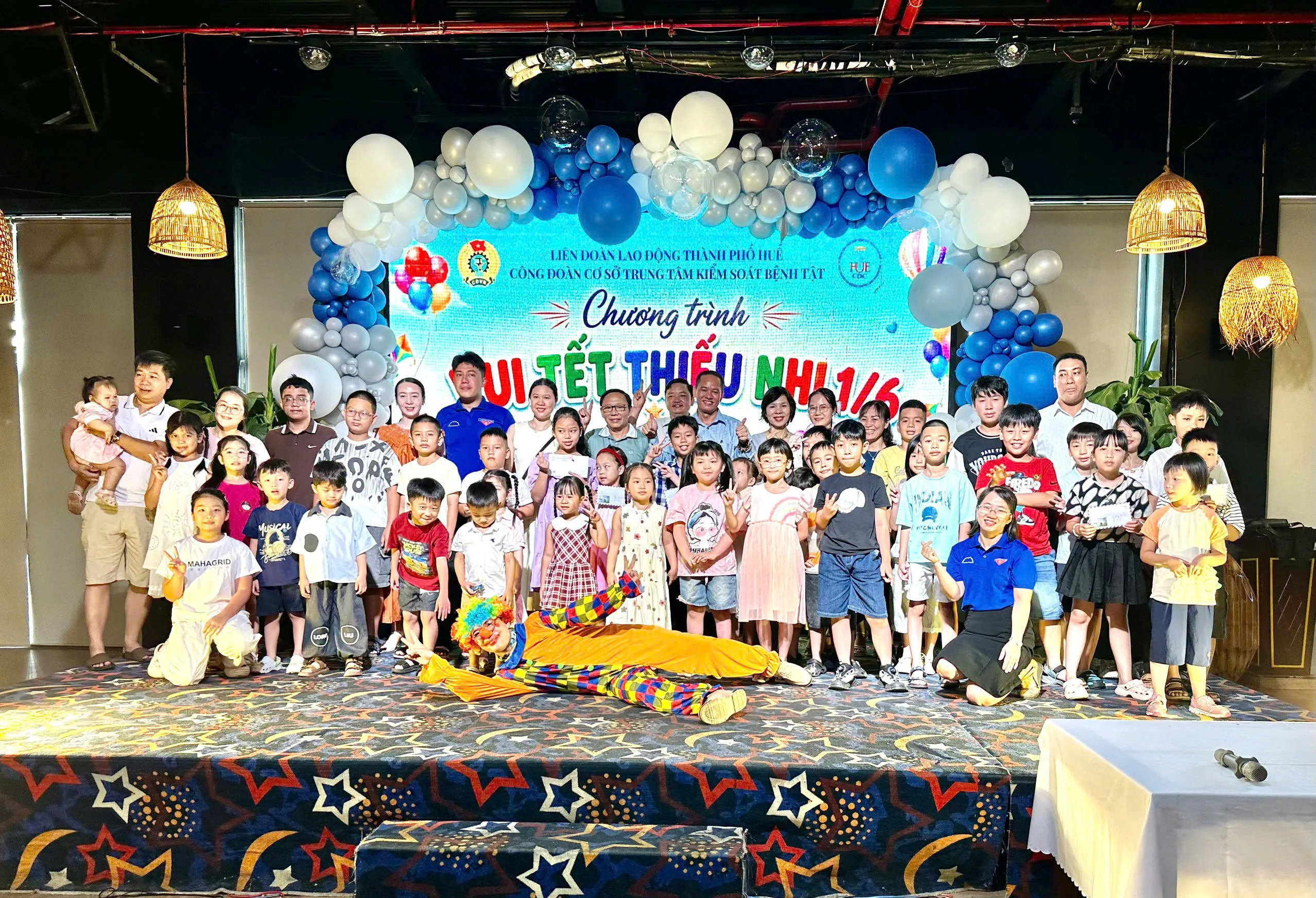 Công đoàn cơ sở Trung tâm Kiểm soát bệnh tật tổ chức Chương trình vui Tết thiếu nhi 1/6 và khen thưởng con đoàn viên, viên chức, người lao động của đơn vị