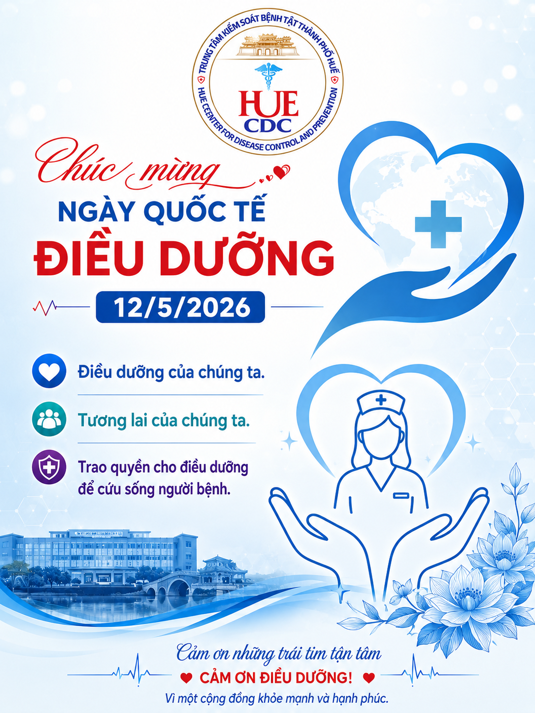 Hưởng ứng ngày Quốc tế Điều dưỡng 12/5/2026.