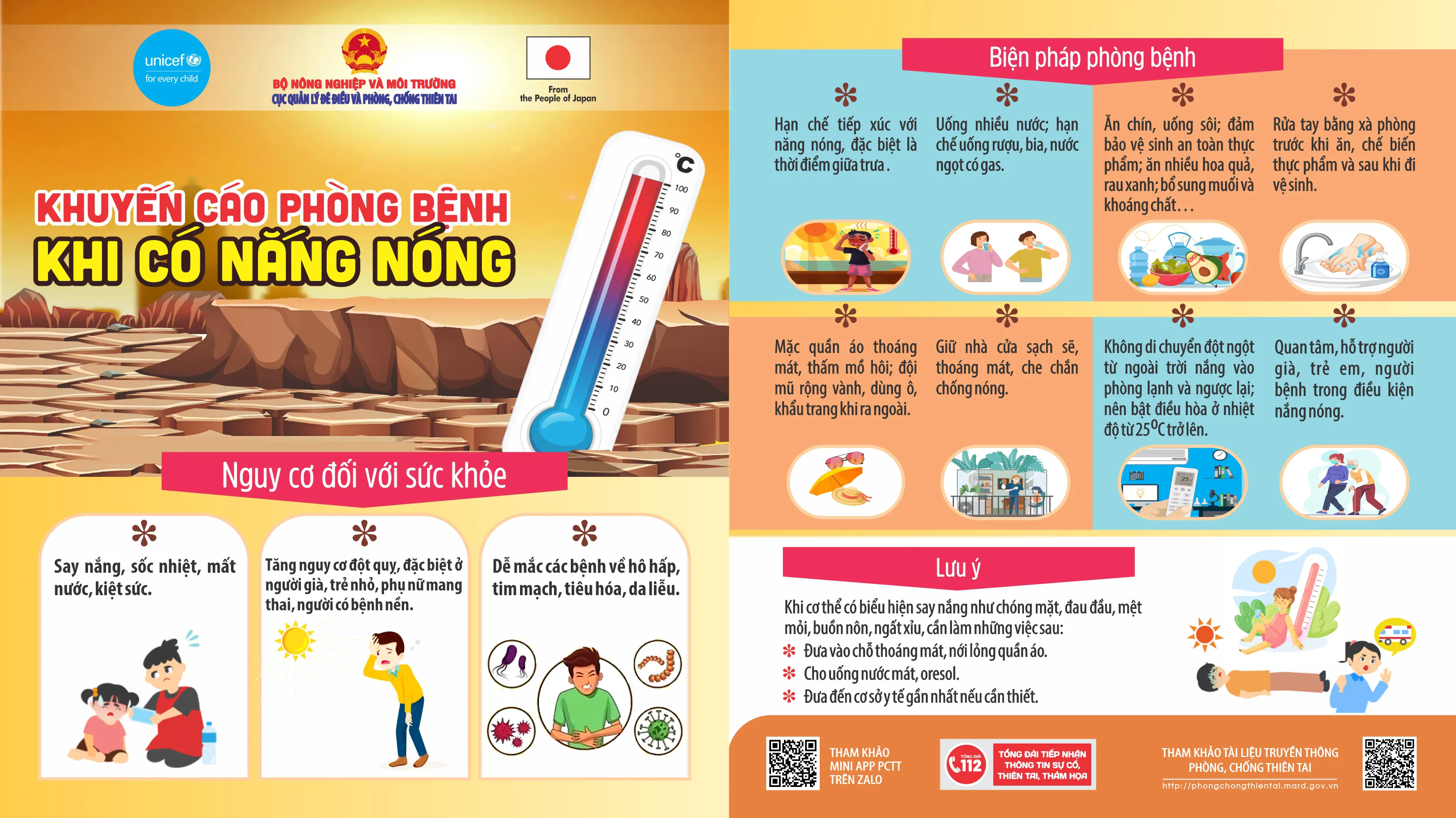 Khuyến cáo người dân phòng bệnh khi có nắng nóng