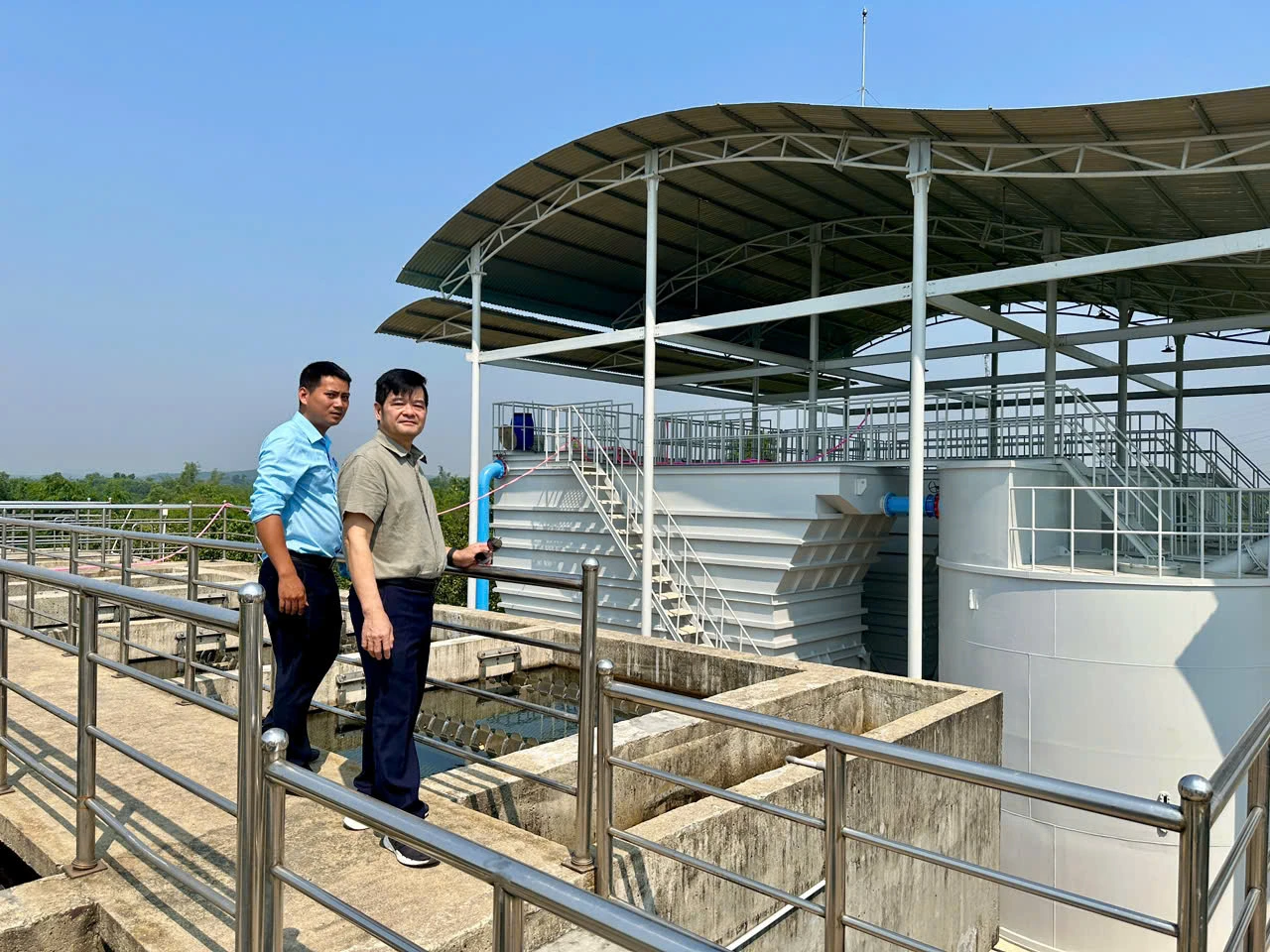 Kiểm tra, giám sát chất lượng nước sạch tại Nhà máy nước Phong Thu