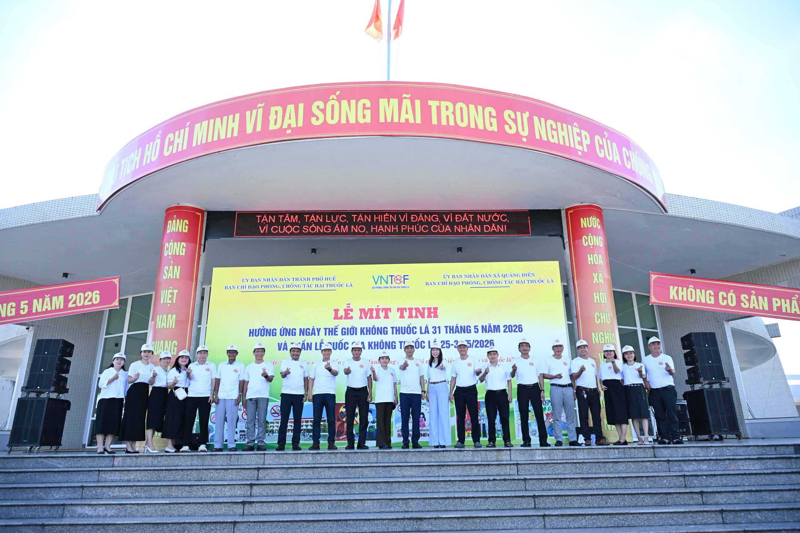 Lễ Mít tinh hưởng ứng Ngày Thế giới không thuốc lá và Tuần lễ Quốc gia không thuốc lá 25/5-31/5/2026.