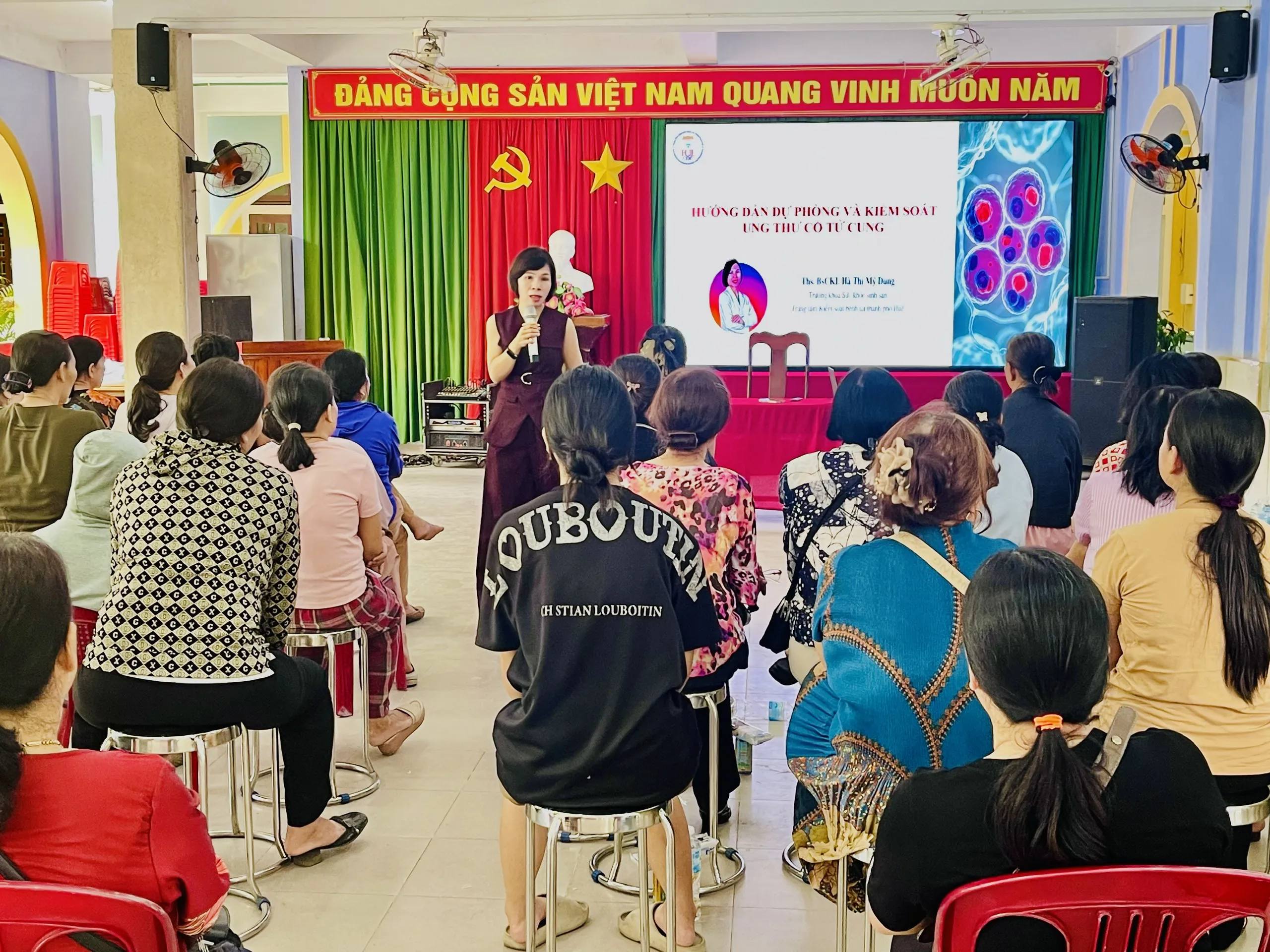 Nâng cao nhận thức về phòng ngừa ung thư cổ tử cung cho phụ nữ phường An Cựu