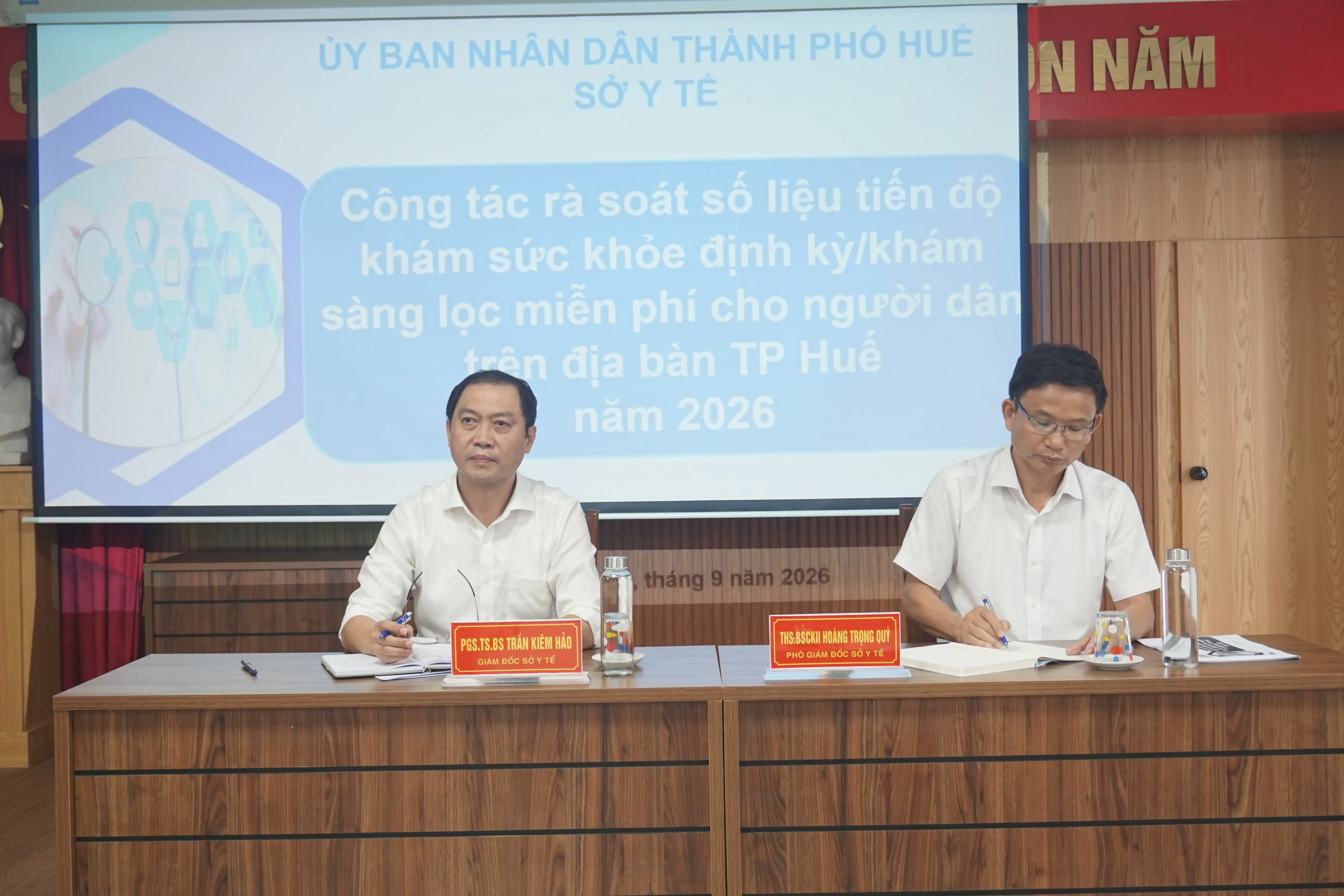 Sở Y tế thành phố Huế: Rà soát tiến độ khám sức khỏe miễn phí cho người dân năm 2026