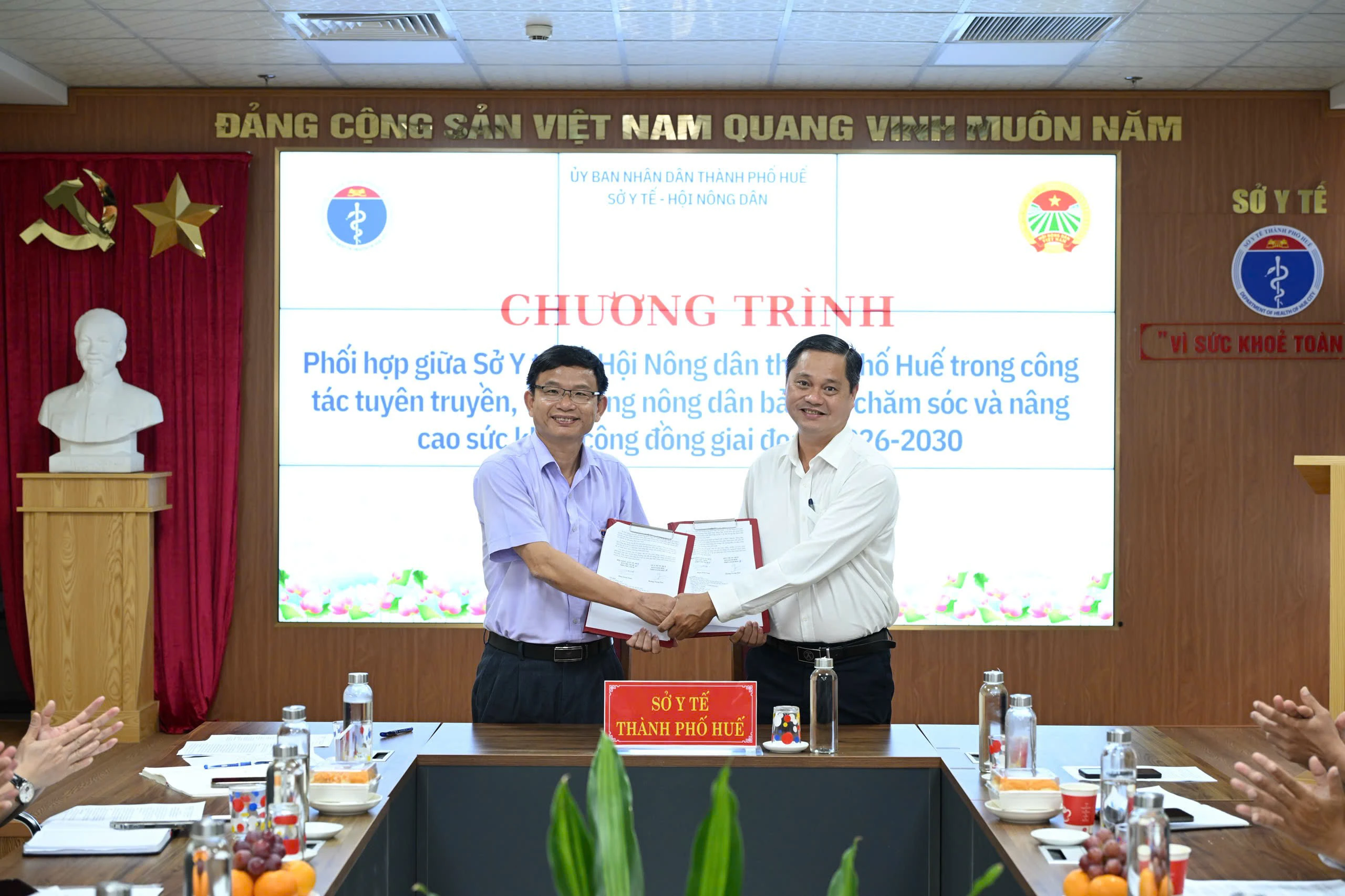 Sở Y tế và Hội nông dân thành phố huế ký kết chương trình phối hợp giai đoạn 2026 – 2030