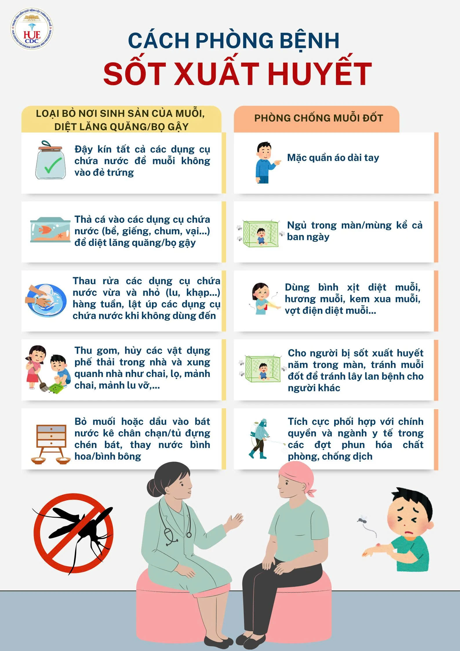 Tăng cường truyền thông phòng chống bệnh sốt xuất huyết, tay chân miệng năm 2026.