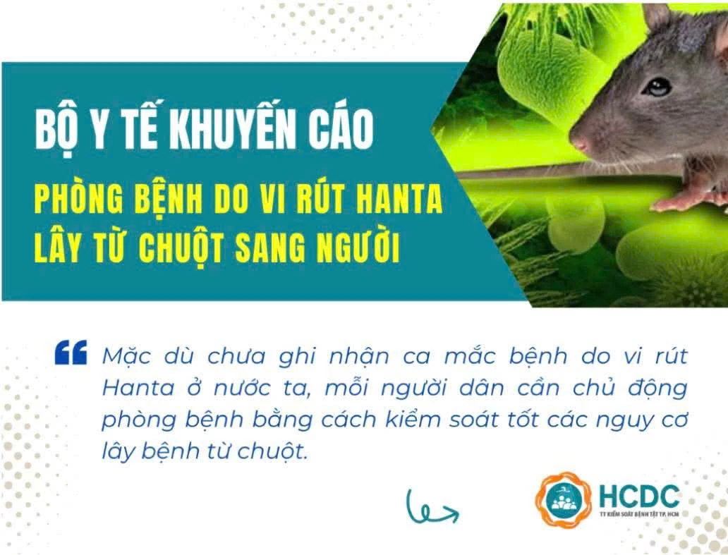 THÔNG TIN BÁO CHÍ: Về bệnh do vi rút Hanta và các biện pháp phòng bệnh