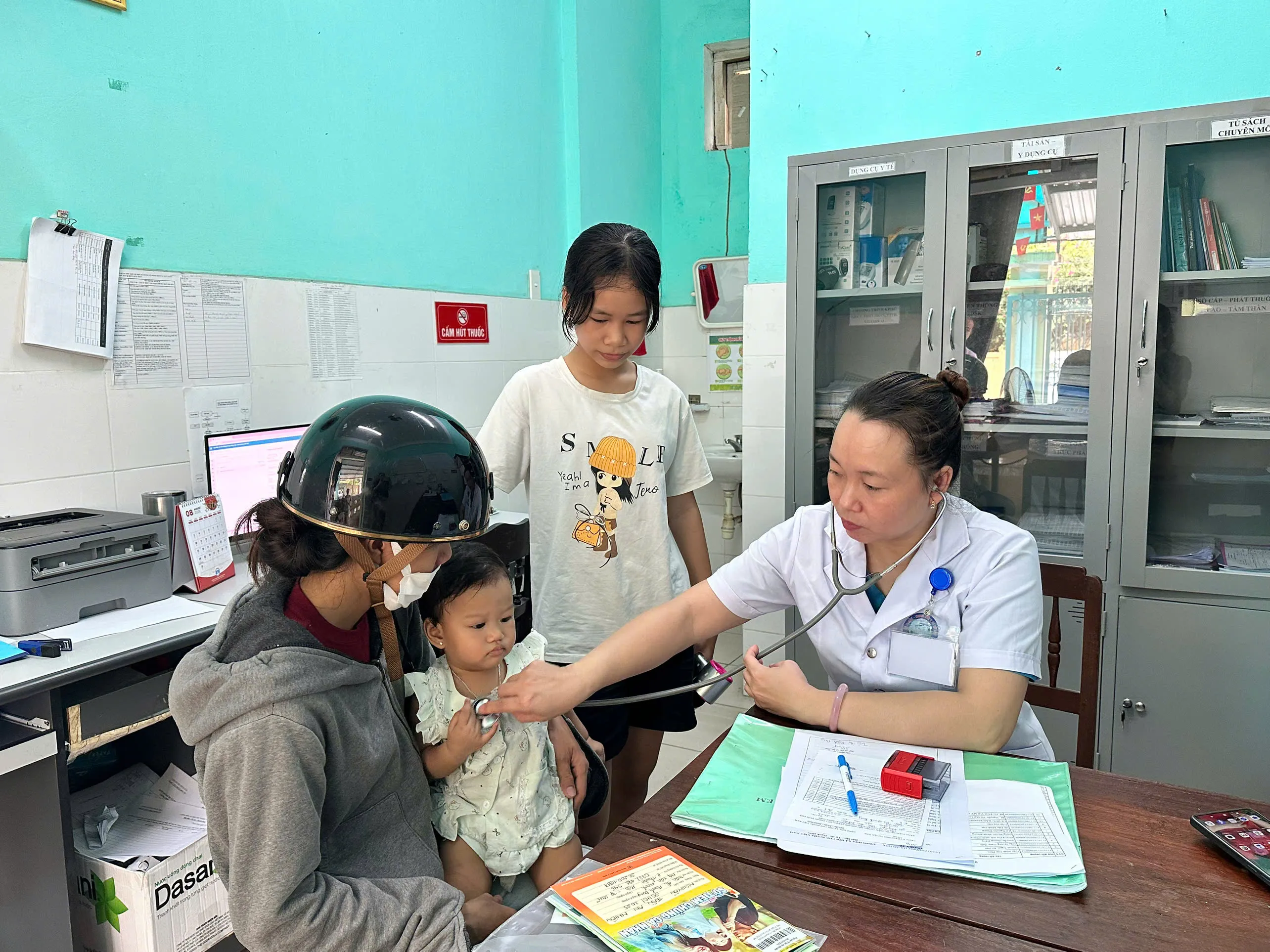 TT KBST giám sát hỗ trợ hoạt động tiêm chủng thường xuyên tháng 8