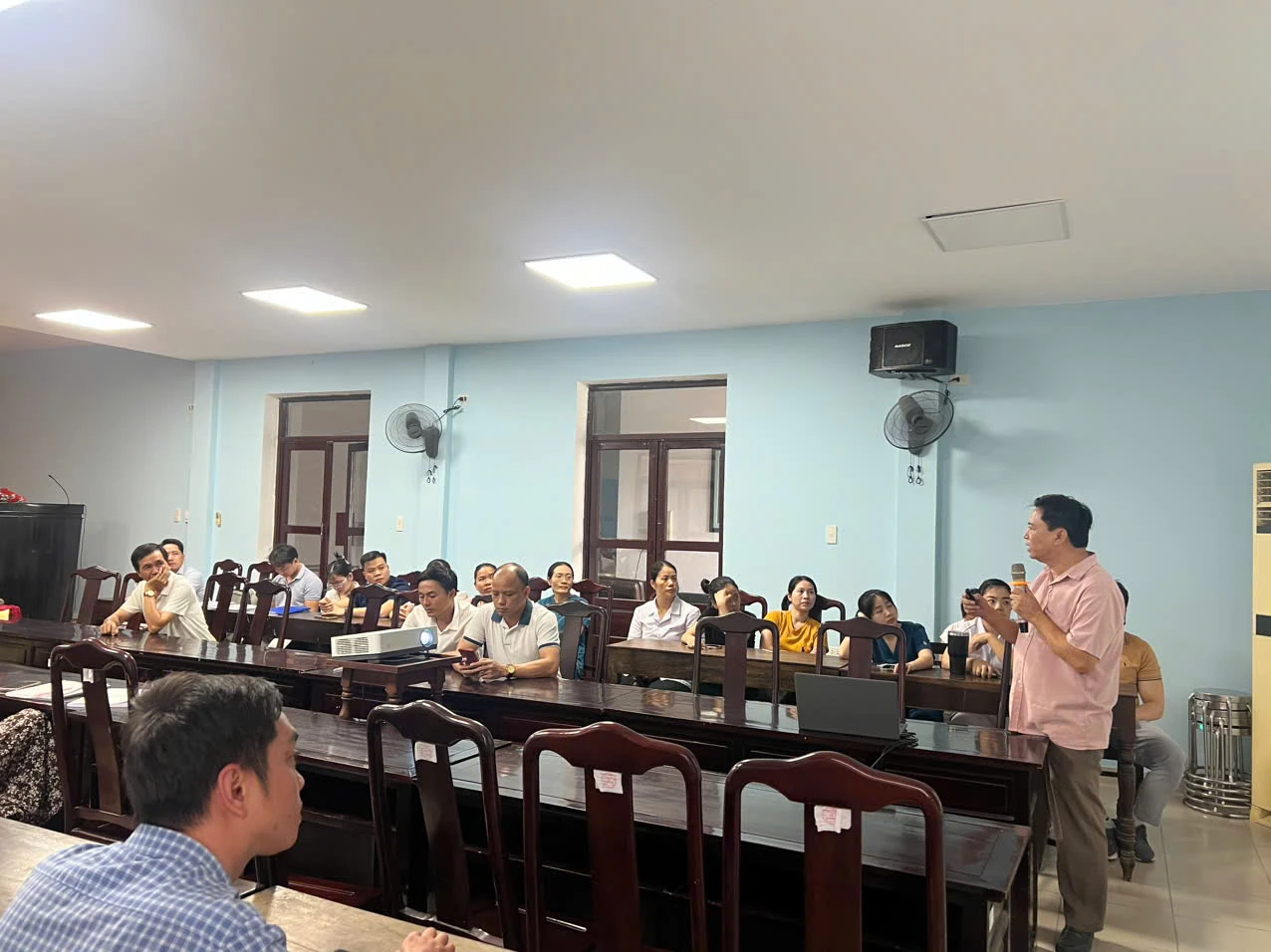 TT KSBT - Tập huấn giảm thiểu kỳ thị, phân biệt đối xử với người nhiễm HIV trong bệnh viện và nơi làm việc tại Trung tâm Y tế Phong Điền